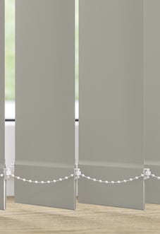 Trinity (Blackout), Oyster Grey - Vertical Blind Slats